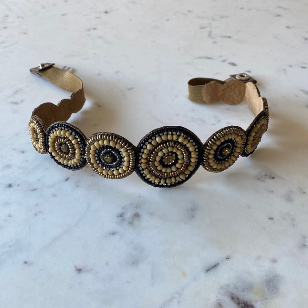 Anthropologie Bohemian Beaded Belt